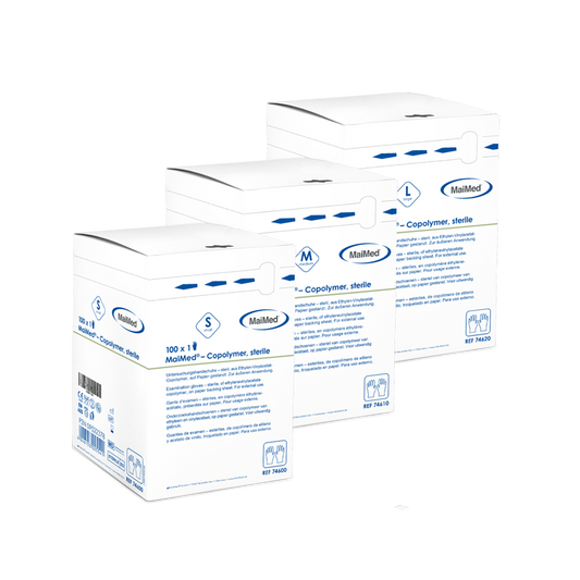 MaiMed-Copolymer-steril, Einmal-Handschuhe