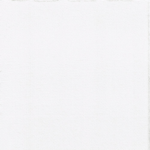 Eine Nahaufnahme der PAPSTAR 30 Servietten, 2-lagig "PUNTO" (38x38 cm) der PAPSTAR GmbH zeigt einen feinen, gitterartigen, weißen Strukturstoff – ideal für elegante Tischdekorationen. Keine sichtbaren Muster oder Muster.