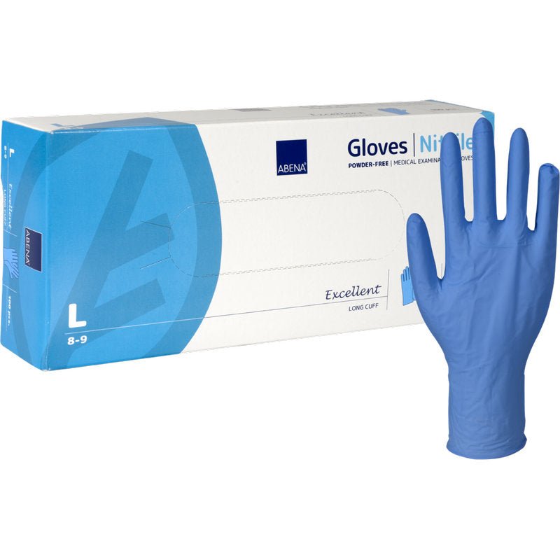 nitril handschuhe große mengen Nitril-Handschuhe Excellent, Puderfrei, Lang, Blau