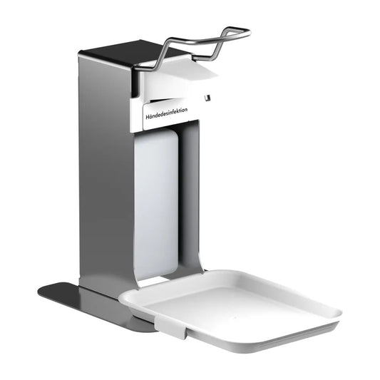 Die CWS Tropfschale zu desiTop (1 Stück) ist eine weiße Tropfschale von CWS, die für das Badezimmer oder neben dem desiTop-Waschbecken konzipiert ist. Ideal unter einem wandmontierten Desinfektionsmittelspender aus Metall mit Hebel und nachfüllbarer Flasche. Etikett: "Händedesinfektion.