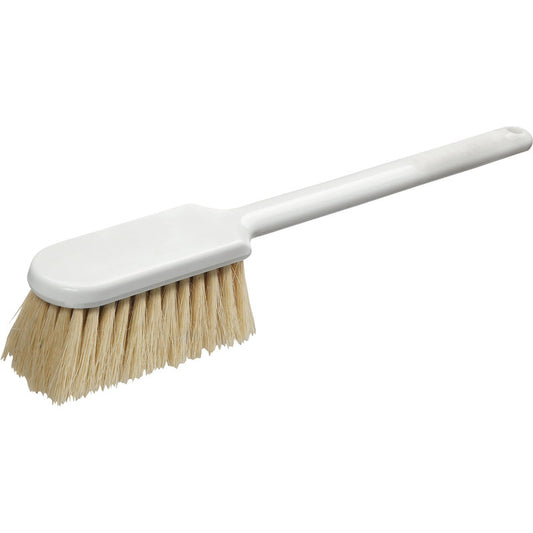 Die BACKOFENBÜRSTE,NATURFIBRE 395X60X60MM der Haug Bürsten KG hat einen langen Kunststoffgriff und steife, leichte Naturfaserborsten. Ihr rechteckiger Bürstenkopf mit abgerundeten Kanten ist ideal für die gründliche Backofenreinigung.