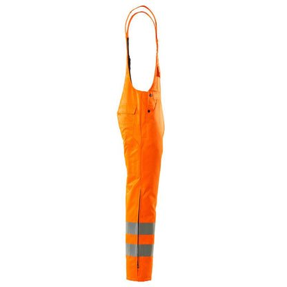 MASCOT® Lech winter dungarees, hi-vis orange
