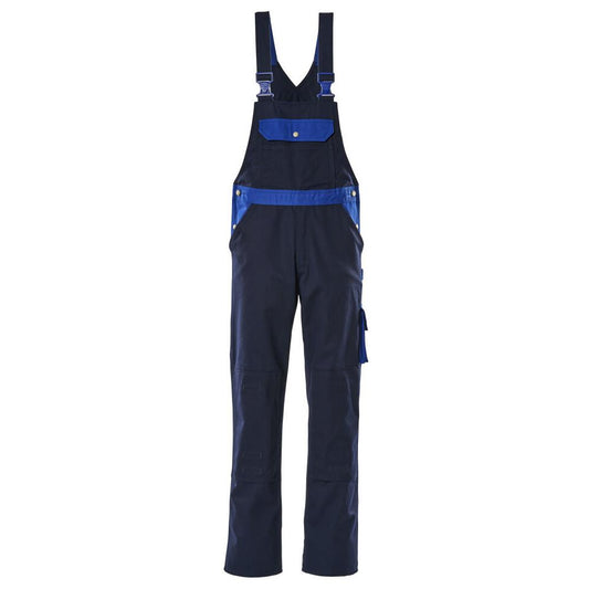 MASCOT® Monza dungarees, navy/grain blue