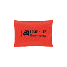 Erste Hilfe Monteur unterwegs orange