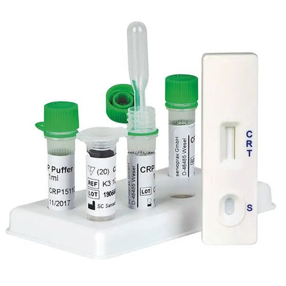 Cleartest CrP (10/30) Cut Off: 10mg/l   Reference: 30mg/l Pack: 10 Teste | Packung (10 Tests)