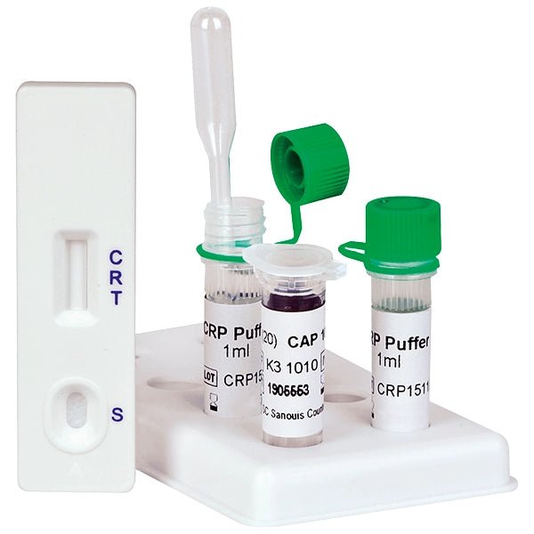 Cleartest CrP HS (10/60) High Sensitive Cut Off: 10mg/l   Reference: 60mg/l Pack: 10 Teste | Packung (10 Tests)