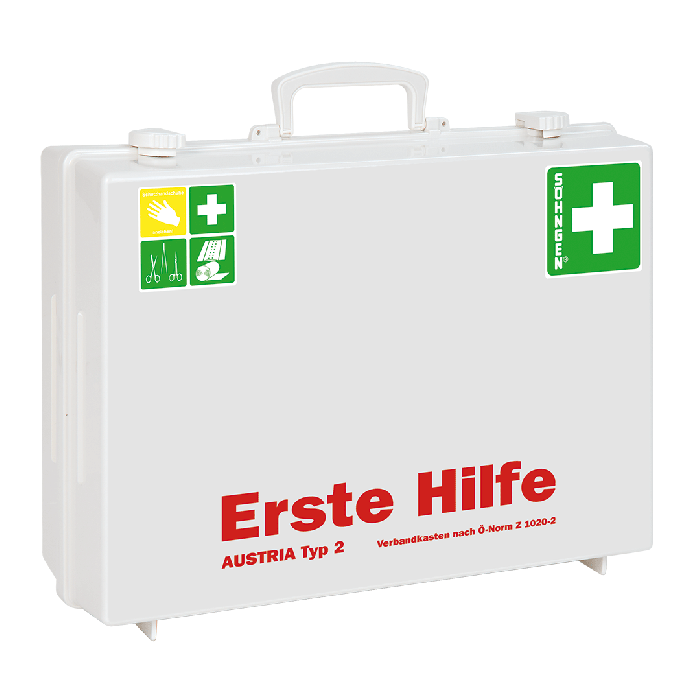 Erste Hilfe Koffer MT-CD weiß mit Füllung nach ÖNORM Z 1020 2