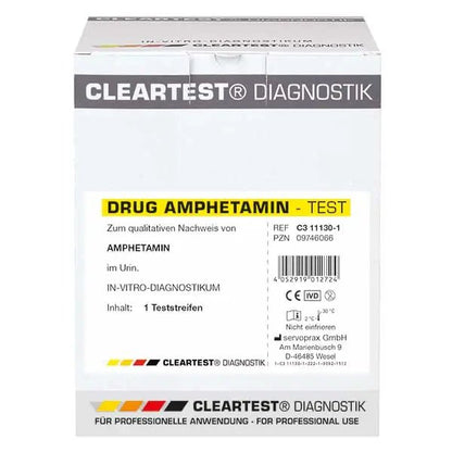Cleartest Drogentest Tetrahydrocannabinol Teststreifen, Einzeltest | Stück (1 Test)
