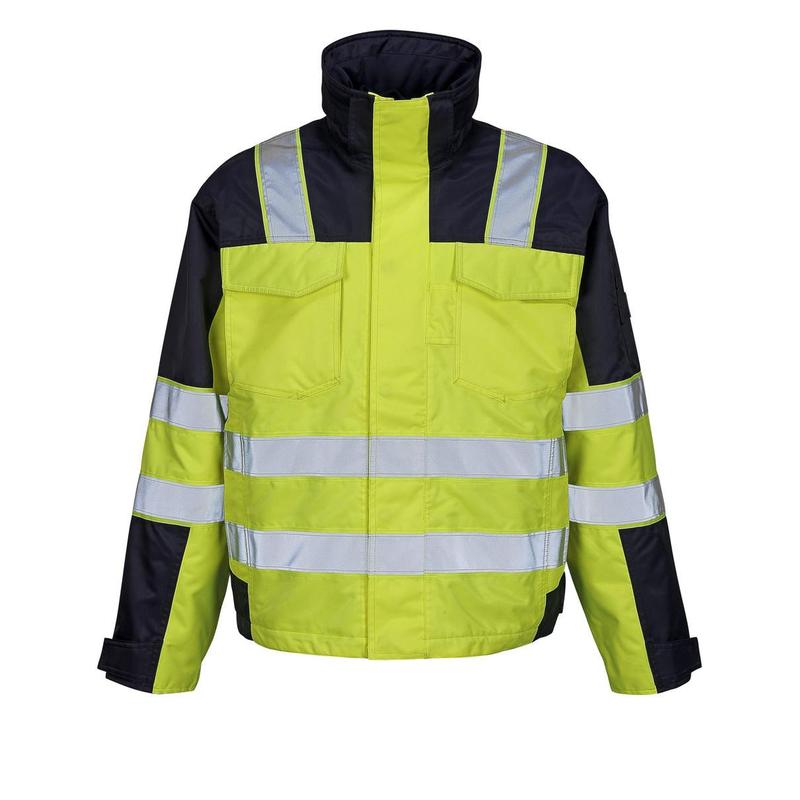 MASCOT® Genova Winterjacke, hi-vis gelb/marine