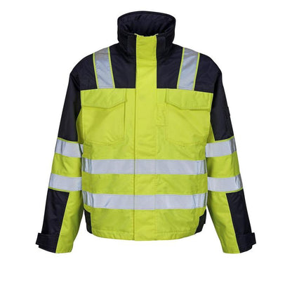 MASCOT® Genova Winterjacke, hi-vis gelb/marine
