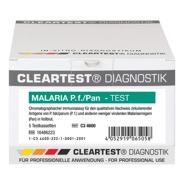 Cleartest Malaria P.f./Pan Pack: 5 test cassettes | Pack (5 tests)