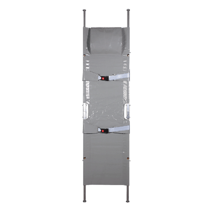Krankentrage K  2 x klappbar Chemiefasergewebe 4 Rollenfüße