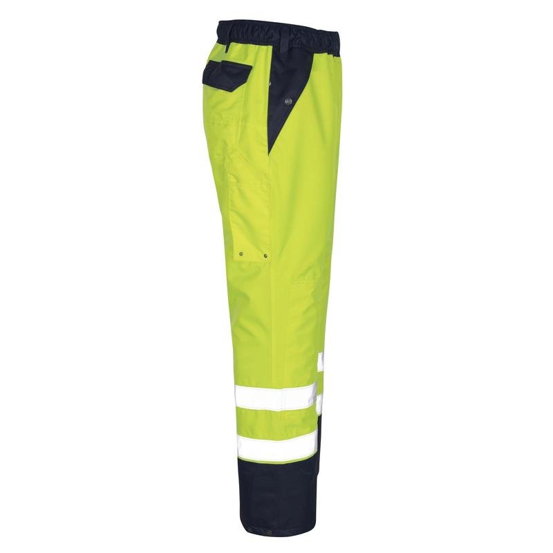MASCOT® Linz Überziehhose, hi-vis gelb/marine