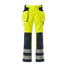 MASCOT® Almas Handwerkerhose, hi-vis gelb/marine