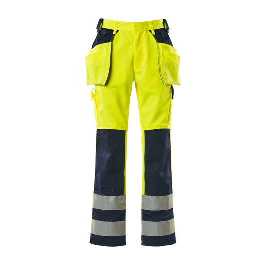 MASCOT® Almas Handwerkerhose, hi-vis gelb/marine