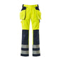MASCOT® Almas Handwerkerhose, hi-vis gelb/marine