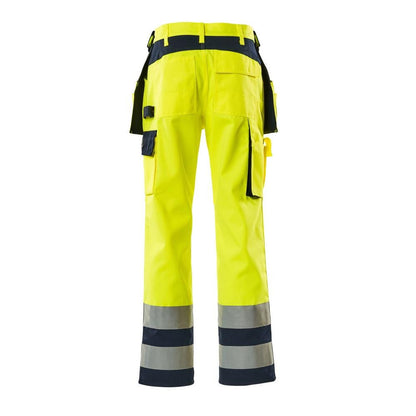 MASCOT® Almas Handwerkerhose, hi-vis gelb/marine