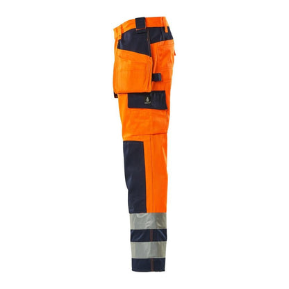 MASCOT® Almas Handwerkerhose, hi-vis orange/marine