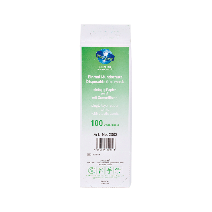 Einmal-Mundschutzmaske 1-lagig à 100 Stück