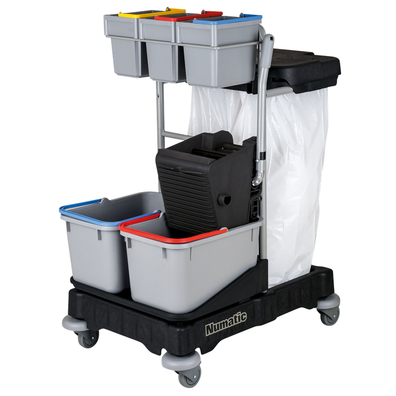 Numatic cleaning trolley ProCar 4G Black | Pack (1 piece)