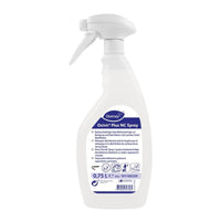 A 750 ml bottle of DI Oxivir Plus NC Spray, an AHP-based disinfectant cleaner from Diversey Deutschland GmbH & Co. OHG, ready to use with a spray nozzle and a multilingual label for hygienic cleaning of all surfaces.