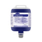 Ein 2-Liter-Beutel von Diversey Room Care R6 plus Hochleistungs-Toilettenreiniger Konzentrat von Diversey Deutschland GmbH & Co. OHG, mit mehrsprachiger Info und integriertem Ausgießer für effektive Reinigung.