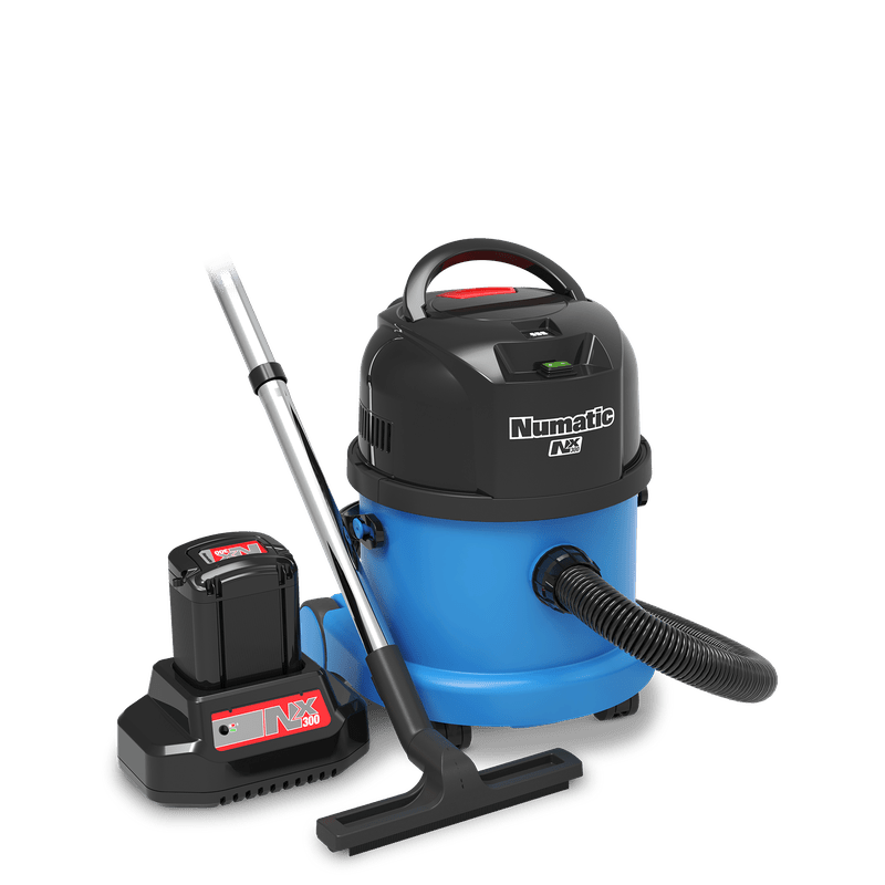 Numatic battery wet and dry vacuum cleaner WBV370NX/1, blue, accessory set A11/85 | Pack (1 piece)