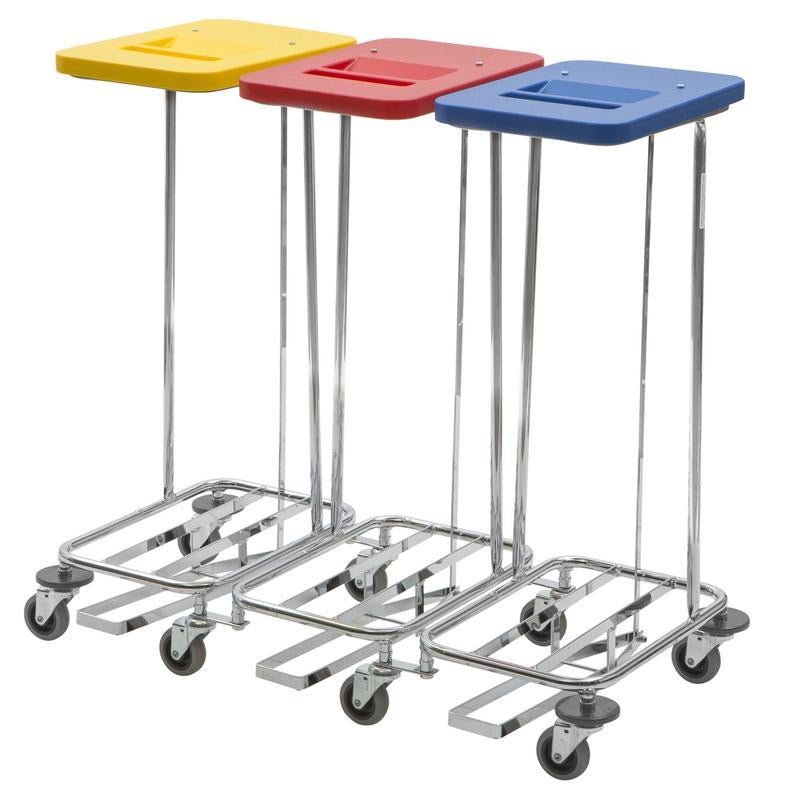 Wäschesammler dreifach. Deckel u. Pedal | 1 Stück