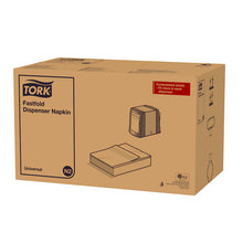 Fastfold Weiße Spenderserviette | Packung (300 Blätter)