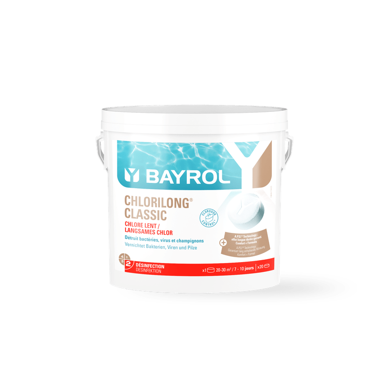 BAYROL Chlorilong® CLASSIC langsamlösliche Chlortabletten für Pools