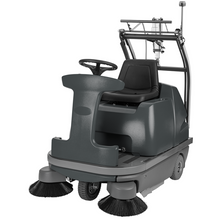 Numatic ride-on vacuum sweeper NU 12, HE, TRS with 2nd side brush | Pack (1 piece)