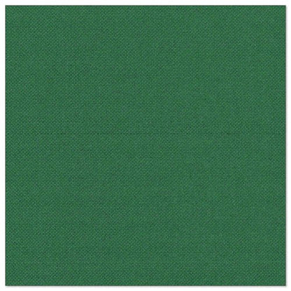 A square green fabric with finely textured surface and a faint horizontal seam, as elegant as PAPSTAR 50 napkins "ROYAL Collection" 1/4-fold 40 x 40 cm green from PAPSTAR GmbH.