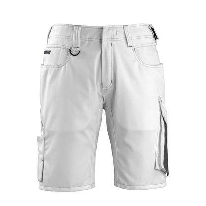 MASCOT® Stuttgart shorts, white/dark anthracite