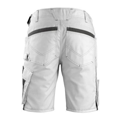 MASCOT® Stuttgart shorts, white/dark anthracite