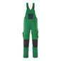 MASCOT® Leipzig dungarees, green/black