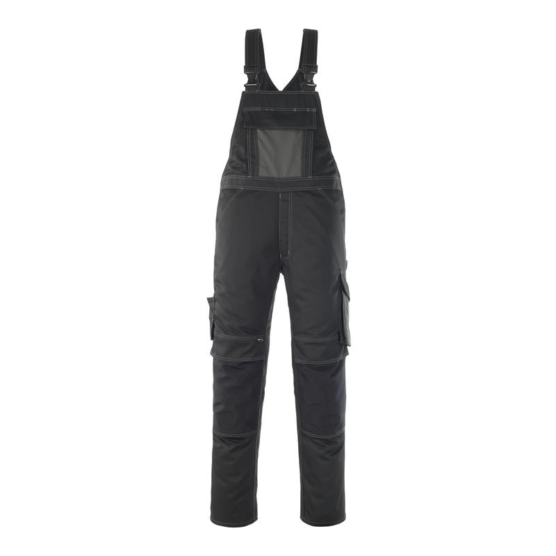 MASCOT® Leipzig Latzhose, schwarz/dunkelanthrazit