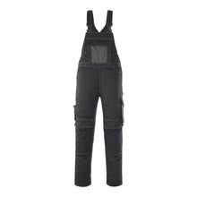 MASCOT® Leipzig dungarees, black/dark anthracite