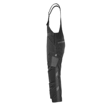 MASCOT® Leipzig dungarees, black/dark anthracite