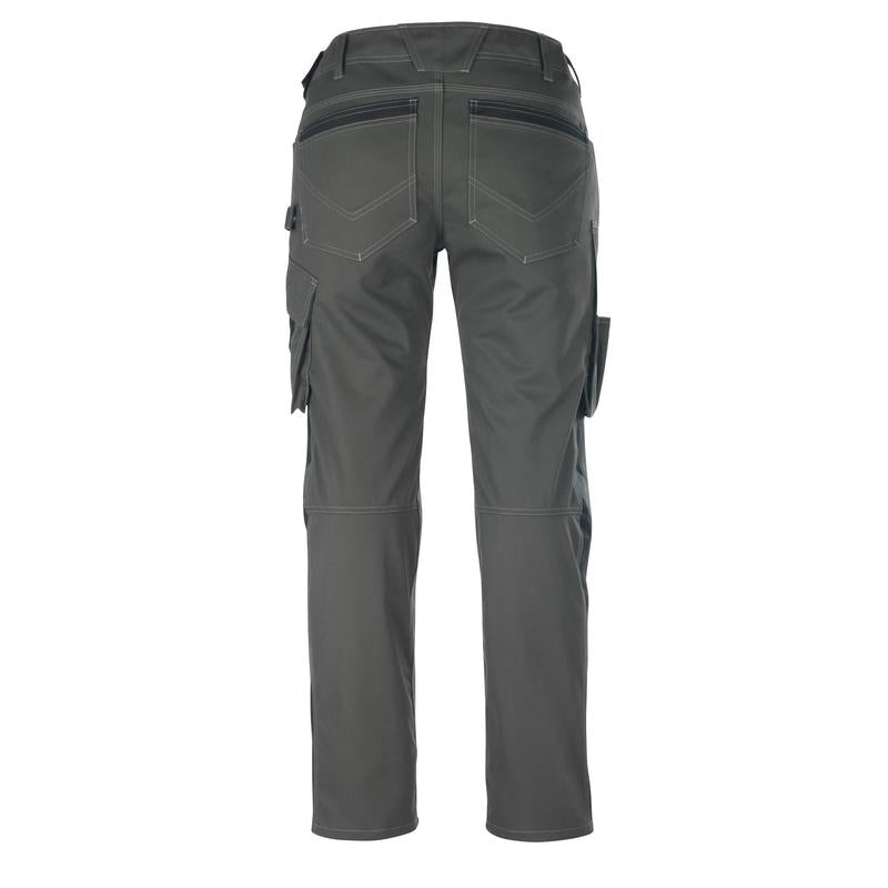 MASCOT® Dortmund trousers, dark anthracite/black