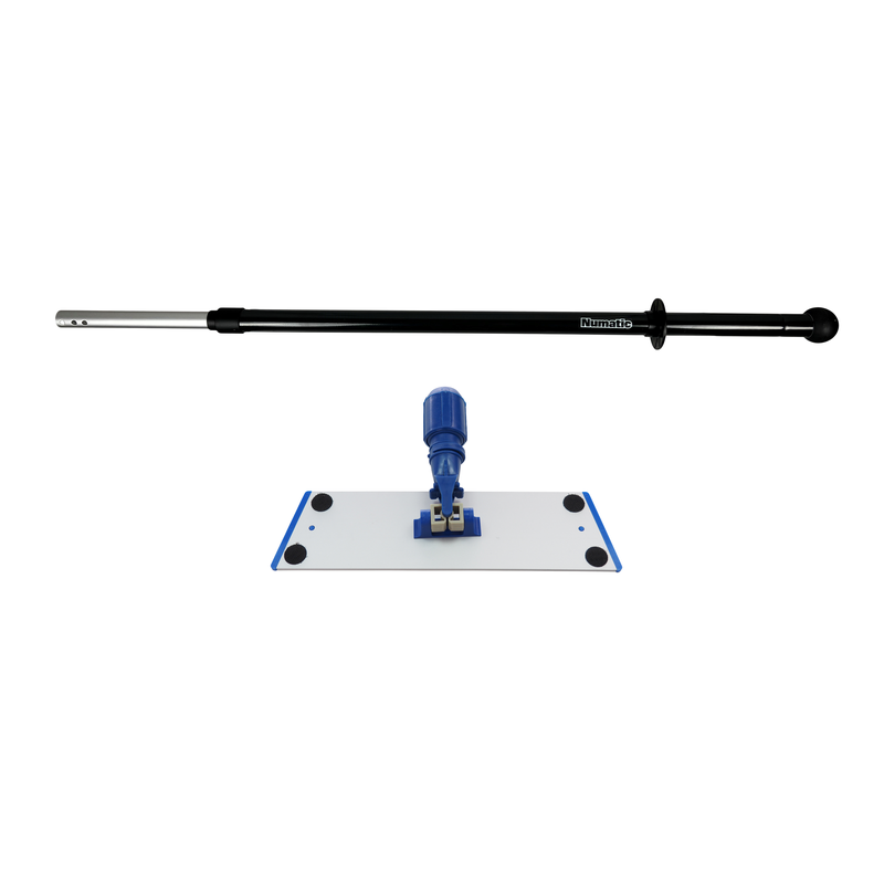 Numatic telescopic handle with rubber ball, 60 - 110 cm as a set with trapeze holder 30cm | Pack (1 piece)