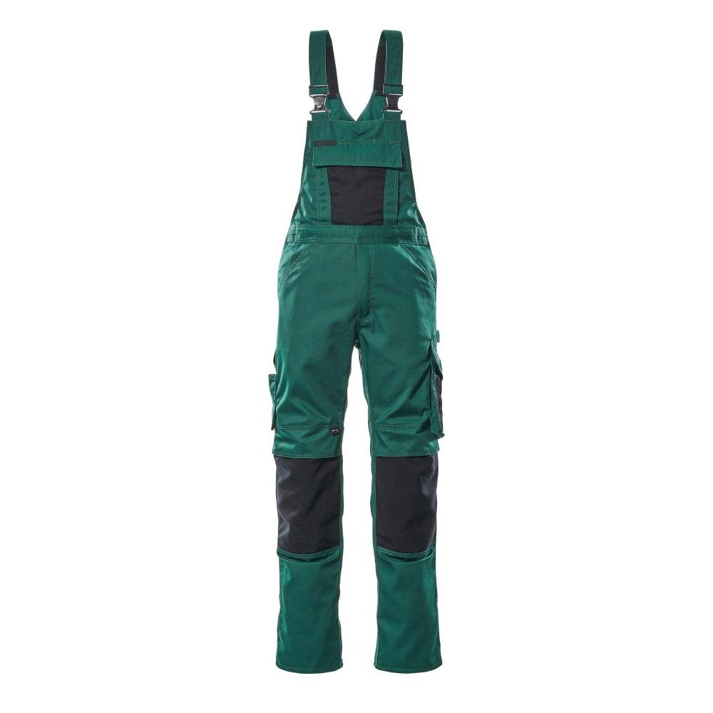 MASCOT® Augsburg Latzhose, grün/schwarz