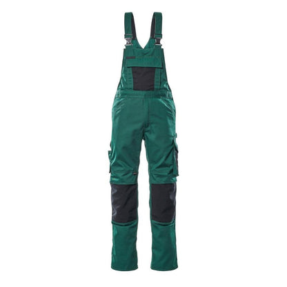 MASCOT® Augsburg Latzhose, grün/schwarz