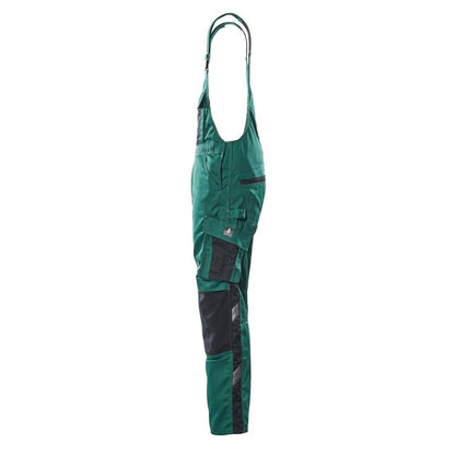 MASCOT® Augsburg Latzhose, grün/schwarz