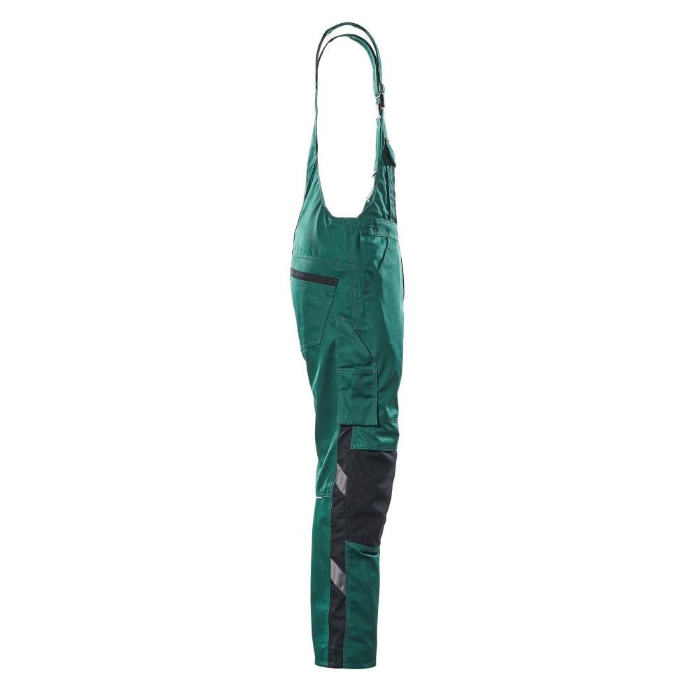 MASCOT® Augsburg Latzhose, grün/schwarz