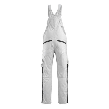 MASCOT® Augsburg Latzhose, weiss/dunkelanthrazit