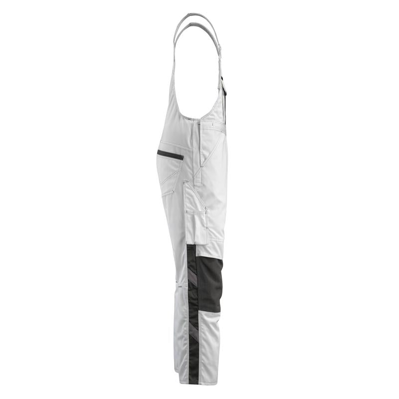 MASCOT® Augsburg Latzhose, weiss/dunkelanthrazit