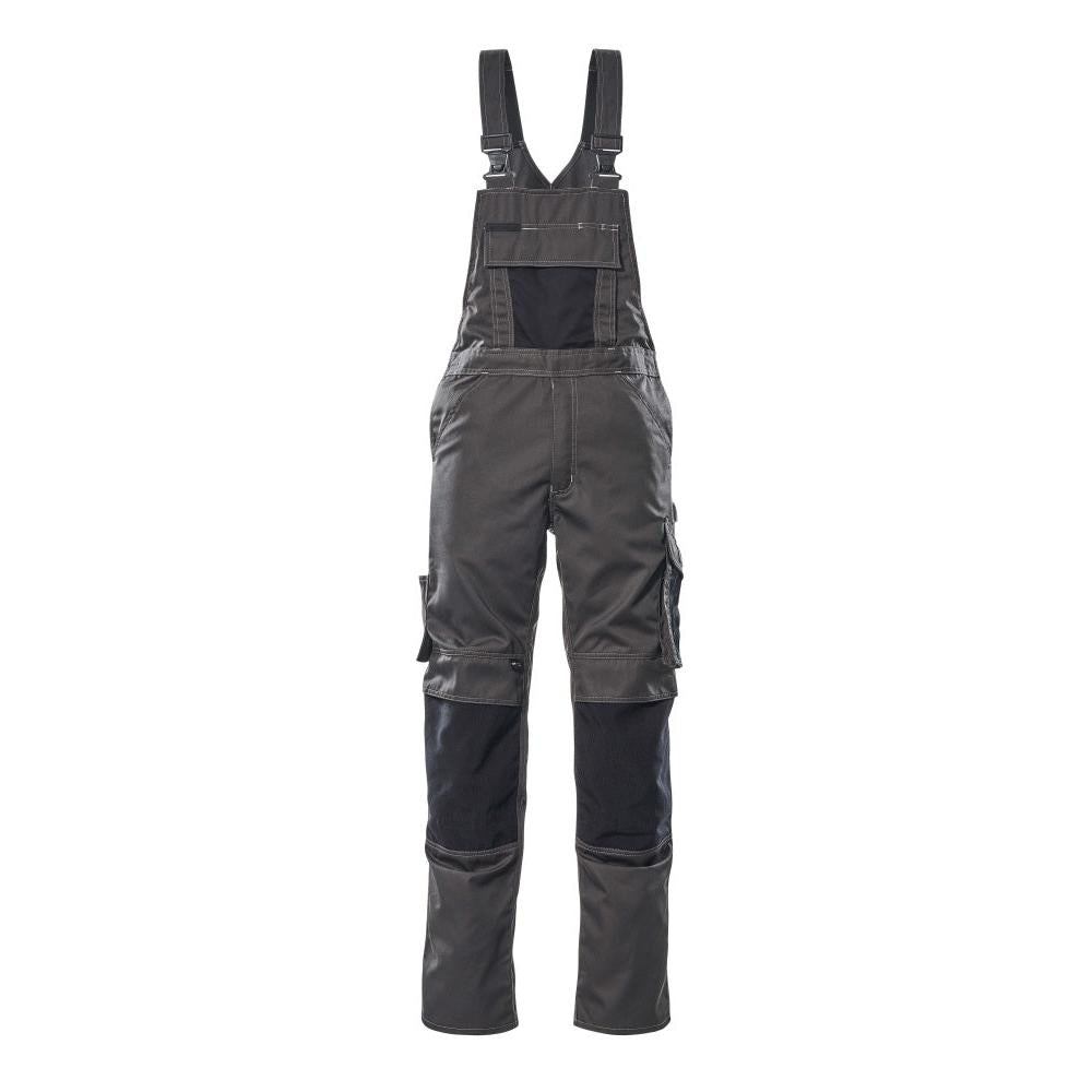 MASCOT® Augsburg Latzhose, dunkelanthrazit/schwarz