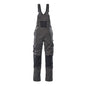 MASCOT® Augsburg dungarees, dark anthracite/black
