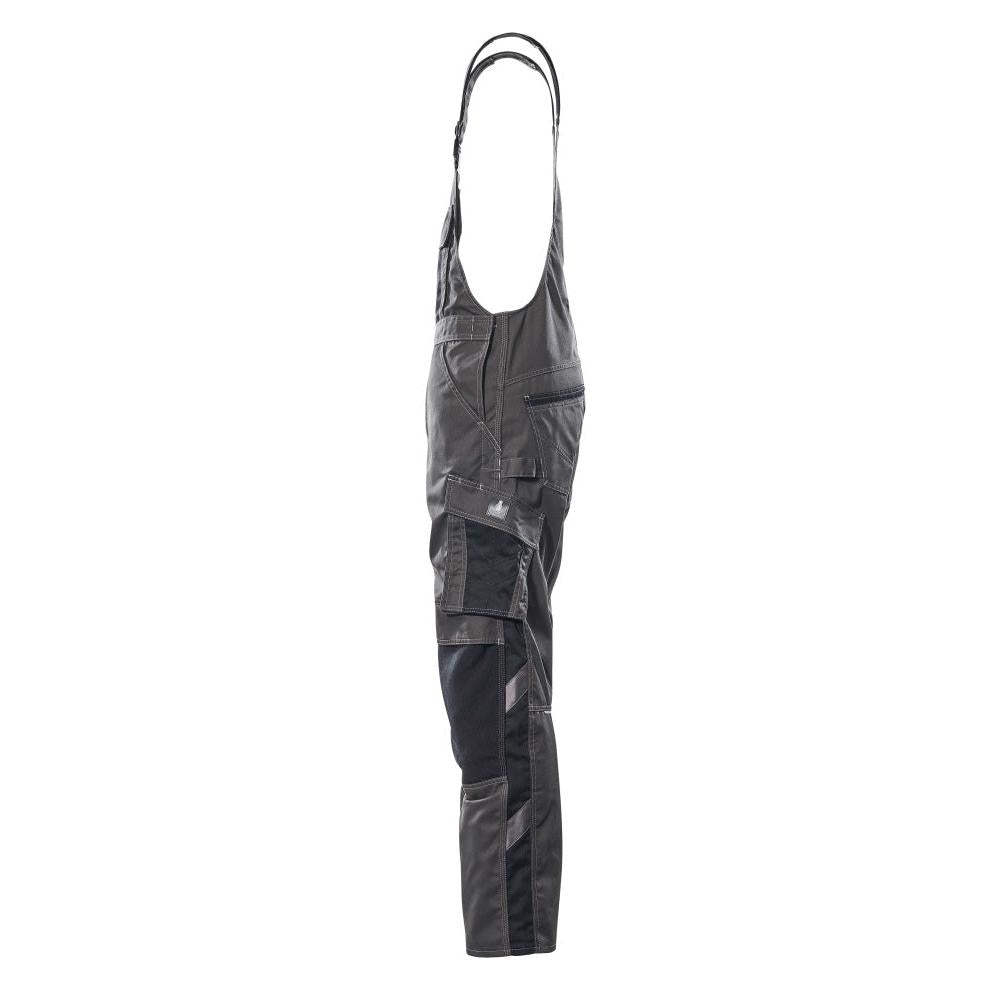 MASCOT® Augsburg Latzhose, dunkelanthrazit/schwarz