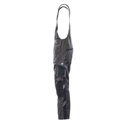 MASCOT® Augsburg Latzhose, dunkelanthrazit/schwarz